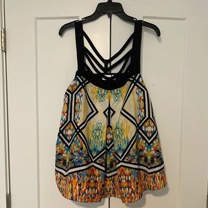 Bisou Bisou Multicolor Sleeveless Top